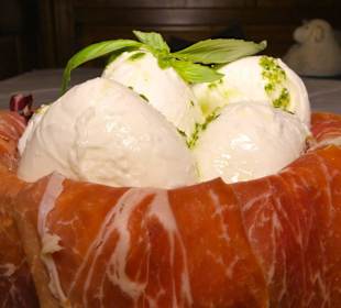 Köstliches italienisches Buffet