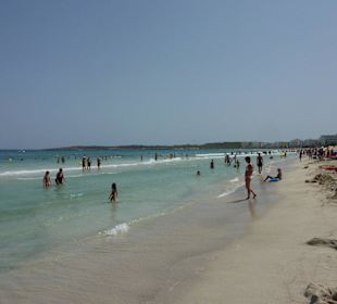 Strand Richtung Sa Coma