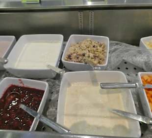 Frühstücksbuffet im Panorama Hotel, 8. Stock