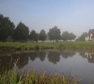 Die Anlage im Frühnebel