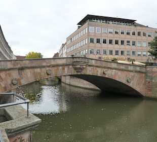 Blick zur Fleischbrücke
