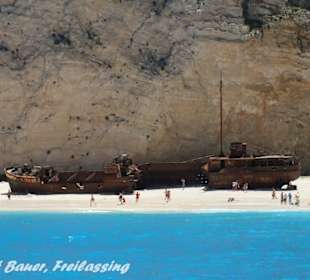 Shipwreck Beach und die Navagio