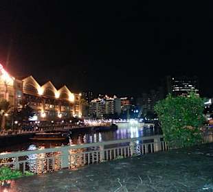 Clark Quay am Abend