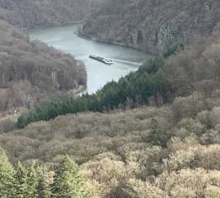 Aussichtspunkt Cloef (Blick zur Saarschleife)