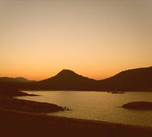 Sonnenuntergang in der Agulla