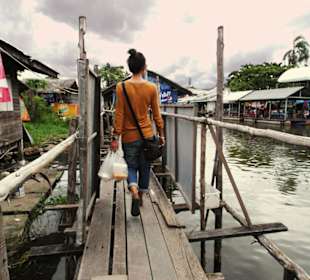 Marktleben in Bangkok