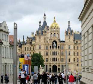 Erster Blick auf das Schloss von der Altstadt aus