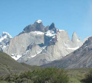 Горы Иглы Клеопатры в Нацпарке Торрес дель Пайне.