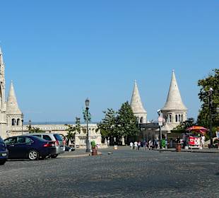 Blick vom Hotel auf die Fischerbastei