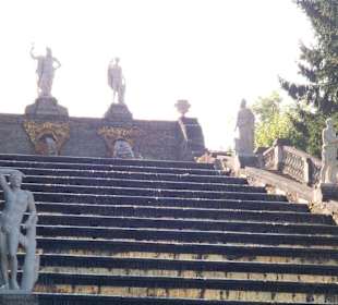 Wasserläufe im Park Peterhof