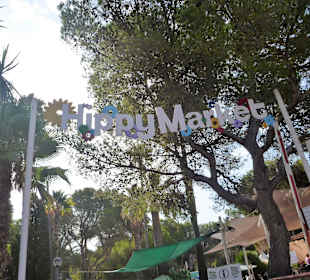 Spaziergang zum Hippie-Markt
