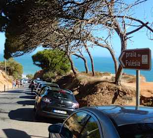 Weg zur Praia, Parken schwierig