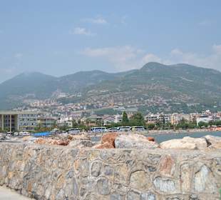 Aussicht vom Hafen in Alanya