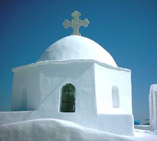 Typische Kapelle auf den Kykladen