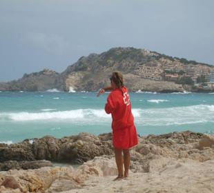 Rettungsschwimmer Cala Agulla