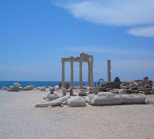 Tempel Bereich von Side