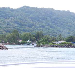 Anfahrt mit der Schnellfähre