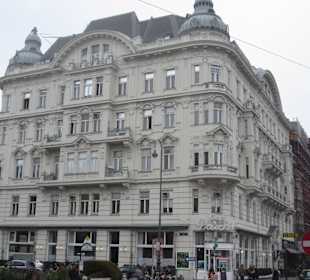 Außenansicht vom Cafe Prückel - tolles Ambiente