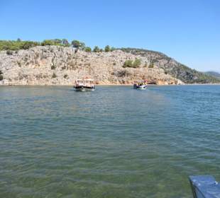 Umsteigepunkt in die kleinen Kanalboote