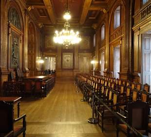 Im Versammlungssaal des Börsenpalastes