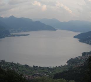 Peglio, Blick auf den See