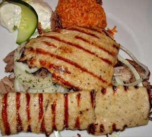 Der "Dorfteller" im Restaurant Athene