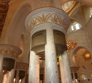 Sheikh Zayed Moschee in Abu Dhabi