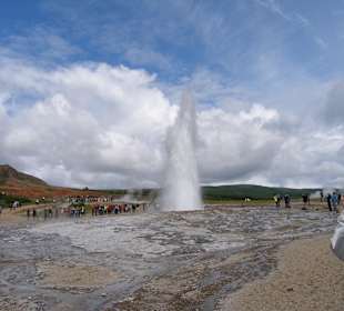 Geysir auf Island