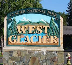 Eingang Glacier National Park