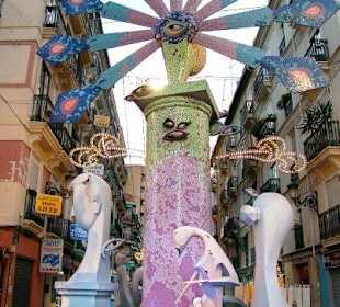 Fin de semana en fallas de valencia