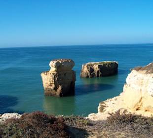 Küste bei Albufeira Nähe Hotel Baia Grande