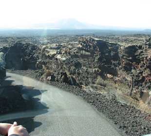 Fahrt durch einen Vulkanschlot
