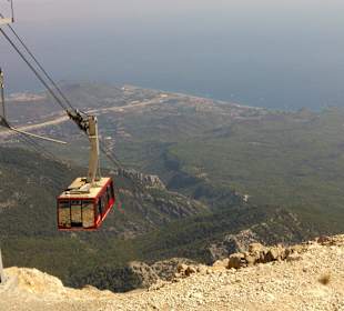 Ausflug mit der Seilbahn zum Tahtali-Berg