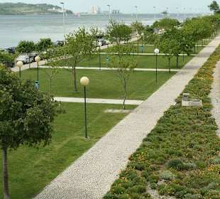 Grünanlagen im Hafenviertel