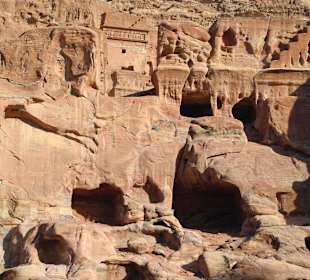 Detail Felsenstadt Petra