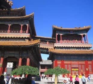 Wanfuge-Pavillion (links), Yongkang-Pavillion (rechts)