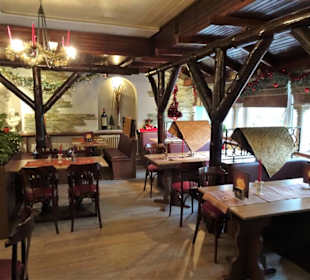 In den Gasträumen des Restaurant Sparta