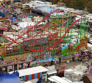 Blick auf den Freimarkt aus dem Riesenrad
