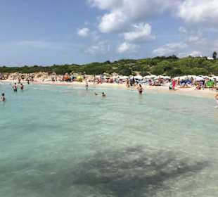 Cala Binibequer, Beach
