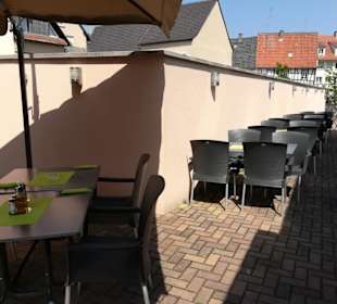 Sonnige Terrasse