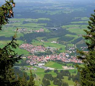 Blick auf Nesselwang