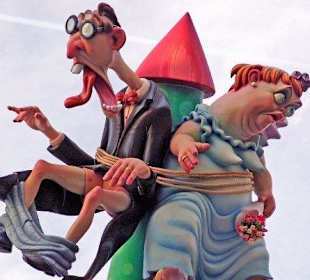 Fin de semana en fallas de valencia