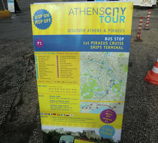 Einstiegsstelle am Hafen von Piräus