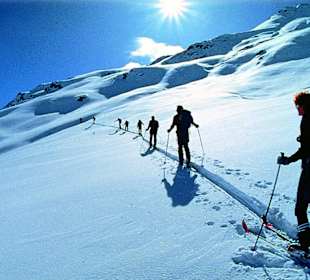 Tourengeher am Arlberg