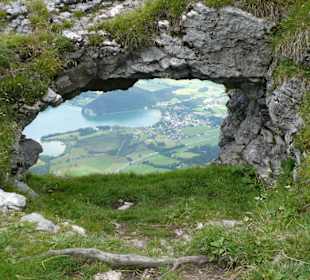 Blck auf Strobl am Wolfgagsee