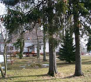 Dies ist das Waldhäuschen