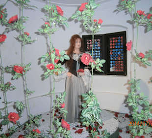 Rosenhexe in der Burg