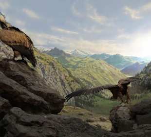 Dioramen in der Tibet-Abteilung