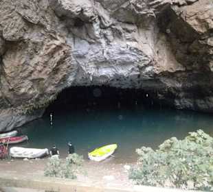 Eigang zur Goldwiegehöhle