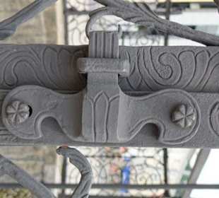 Detailansicht der Brunnenlaube